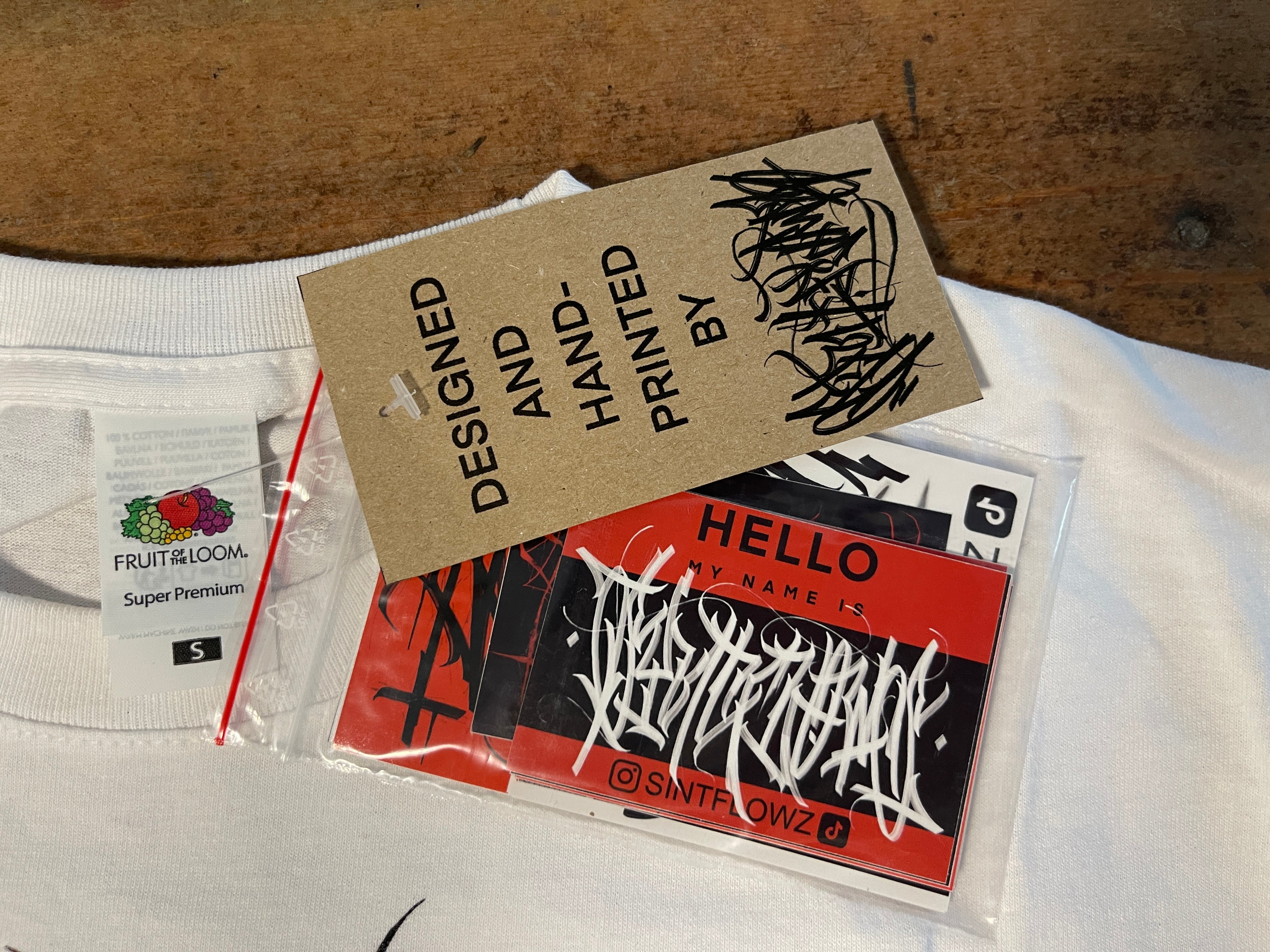 Sintflowz T-Shirt Weiß