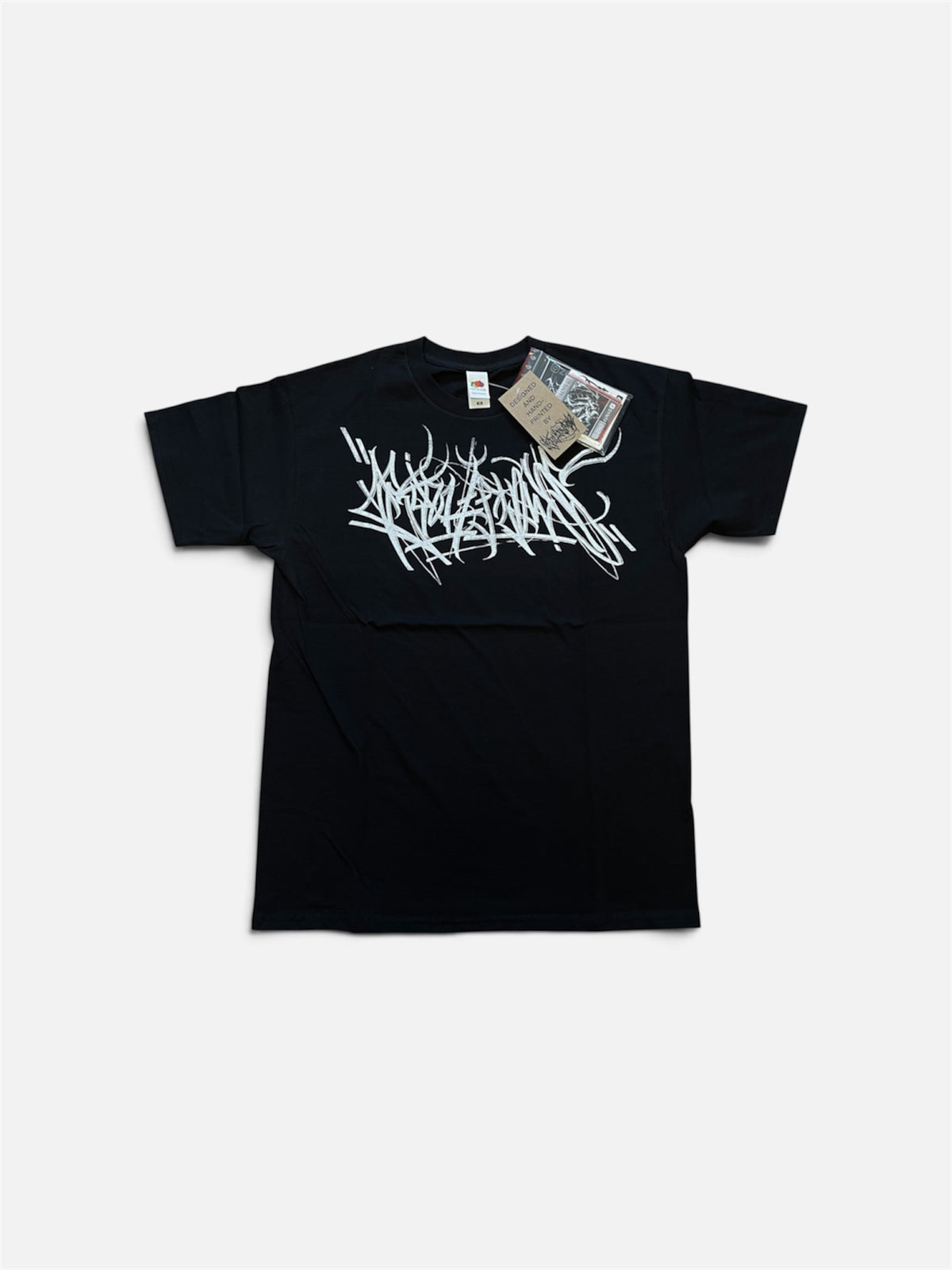 Sintflowz T-Shirt - Classic Black 1 - Handprinted - Größe M