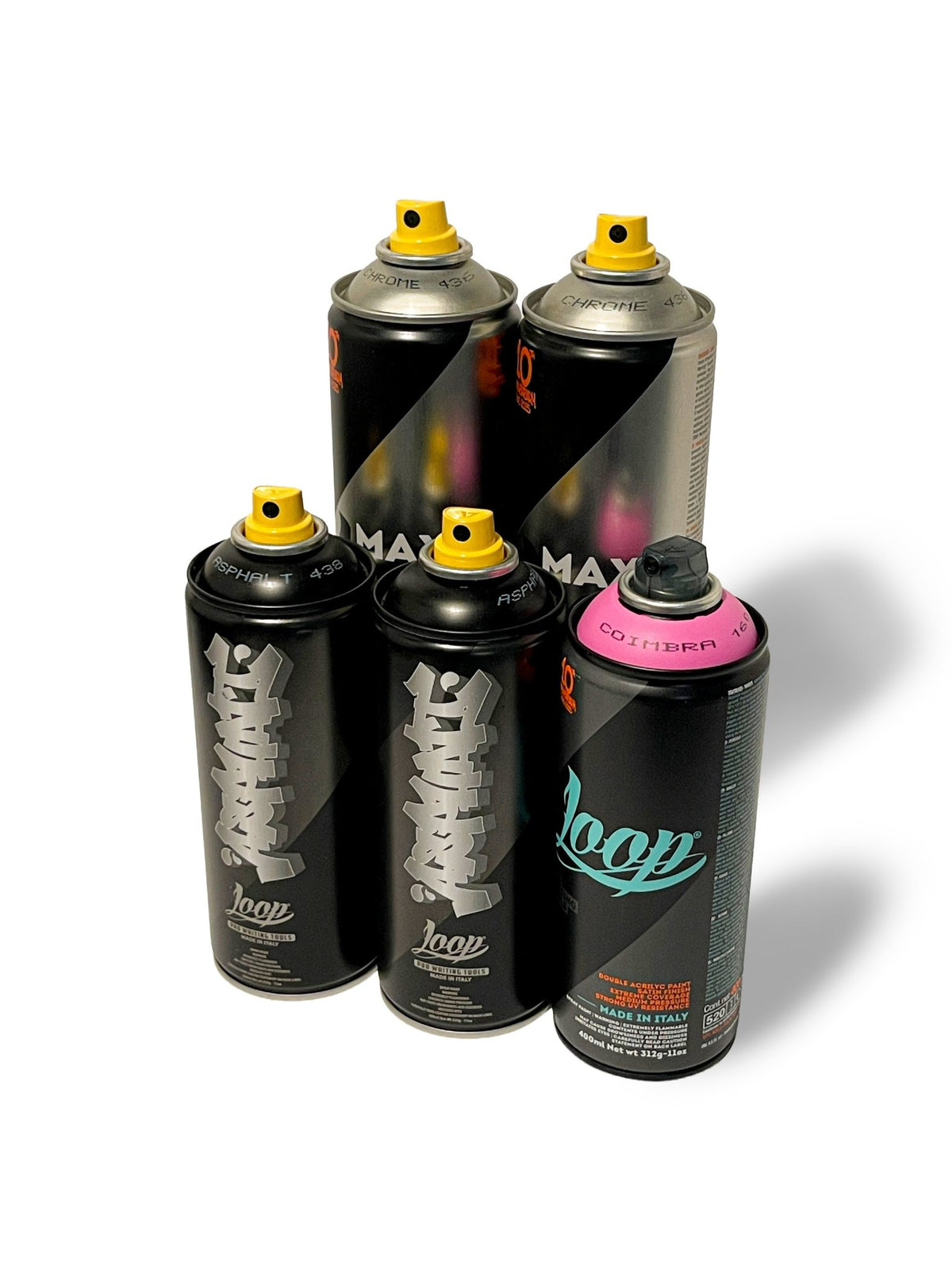 Loopcolors Bombing Pack (2x 600ml & 3x 400ml)