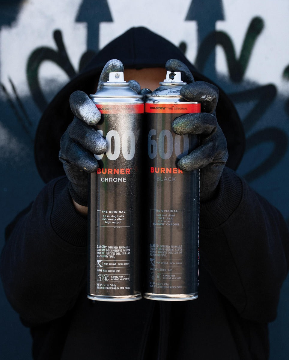 graffiti sprühdose chrome bombing 