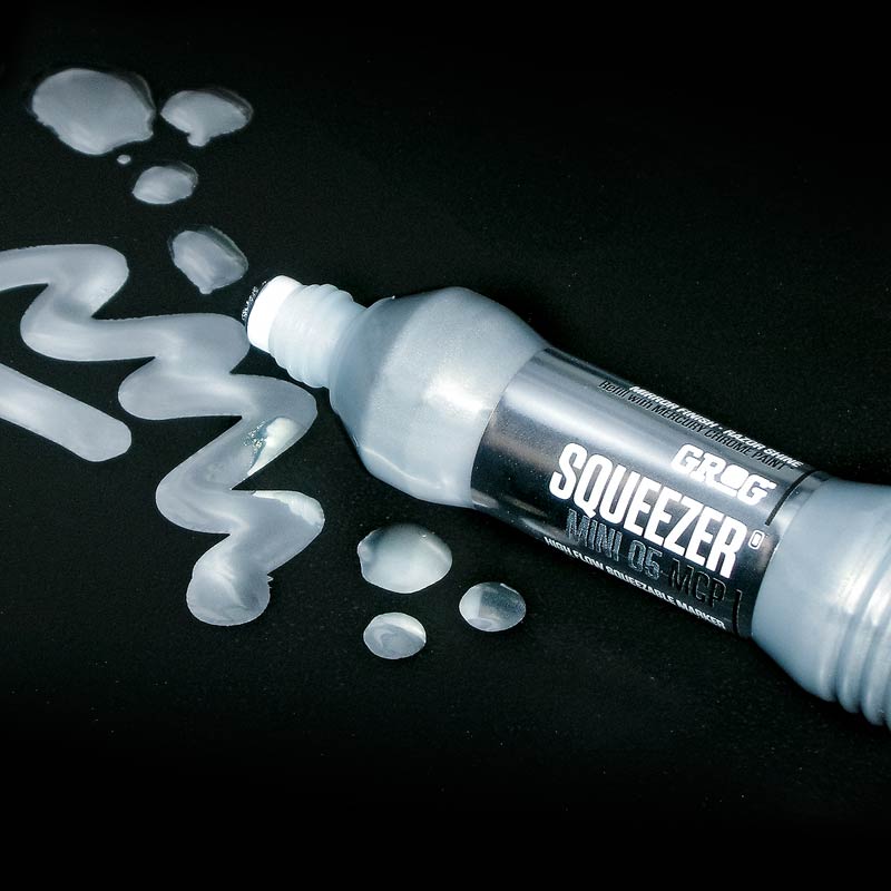 Grog High Flow Mini Squeezer Marker 5 MCP - Hyper Chrome