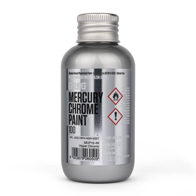Grog Refill Mercury Chrome Paint - Hyper Chrome 100ml