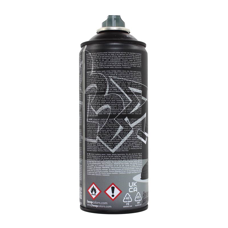 Loopcolors Asfalt Sort 400 ml