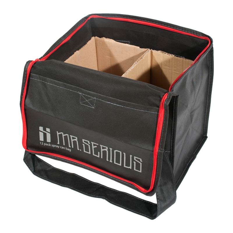 Mr. Serious 12 Pack Spray Can Bag